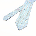 Handmade Silk Custom Print Tie with Self Tipping